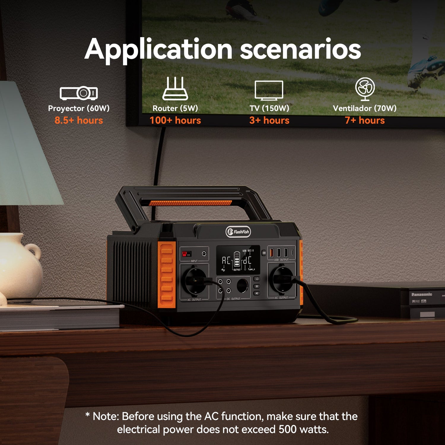 Flashfish P60 Portable Power Station for Epic Camping and RV Trips