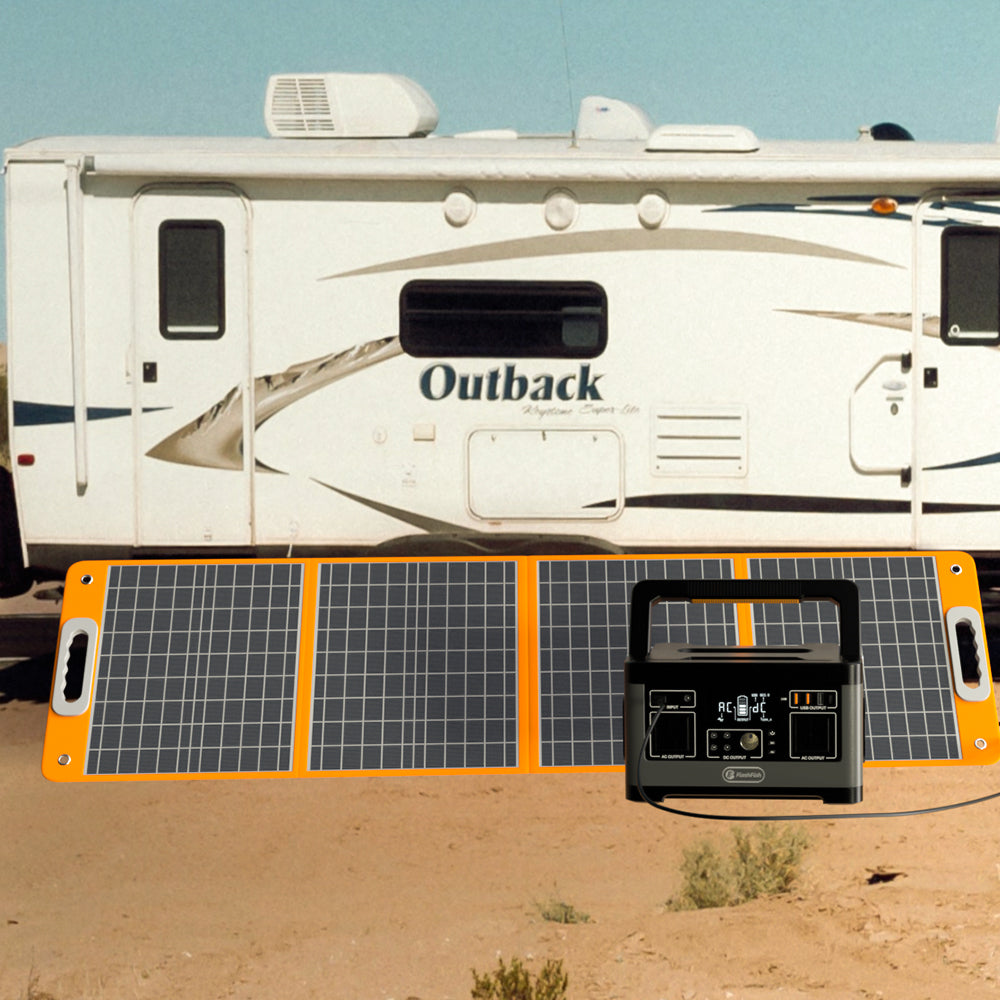 FlashFish P63 Portable Power Station 500W : L'Essentiel pour le Camping