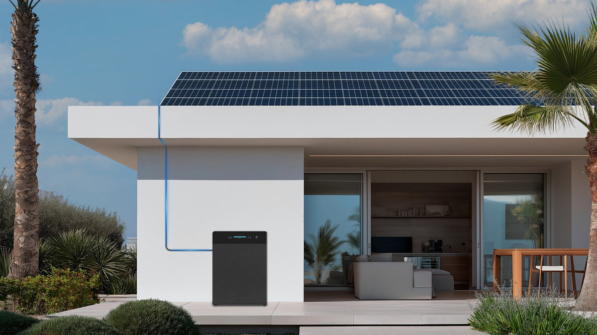 FlashFish SR5000 in a residential solar setting for a service access checklist