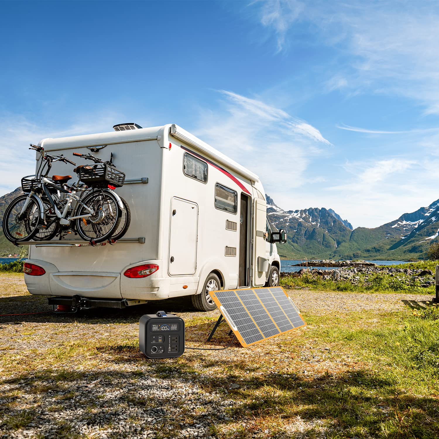 Panneaux solaires portatifs : Votre guide Flashfish pour la vie hors réseau