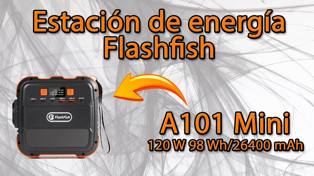 YouTube thumbnail for FlashFish A101 creator video
