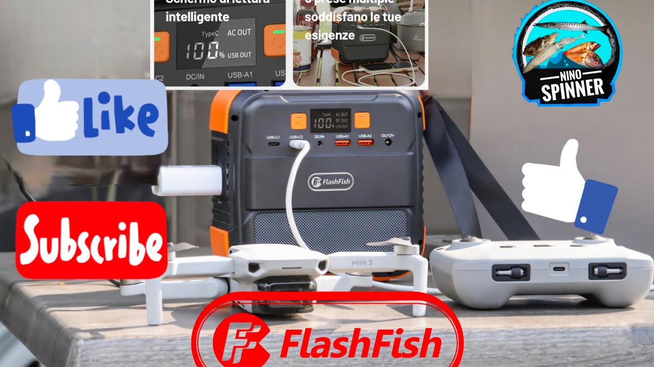 YouTube thumbnail for FlashFish A101 creator video