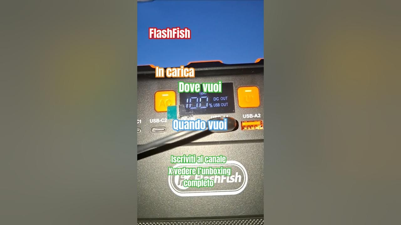YouTube thumbnail for FlashFish A101 creator video