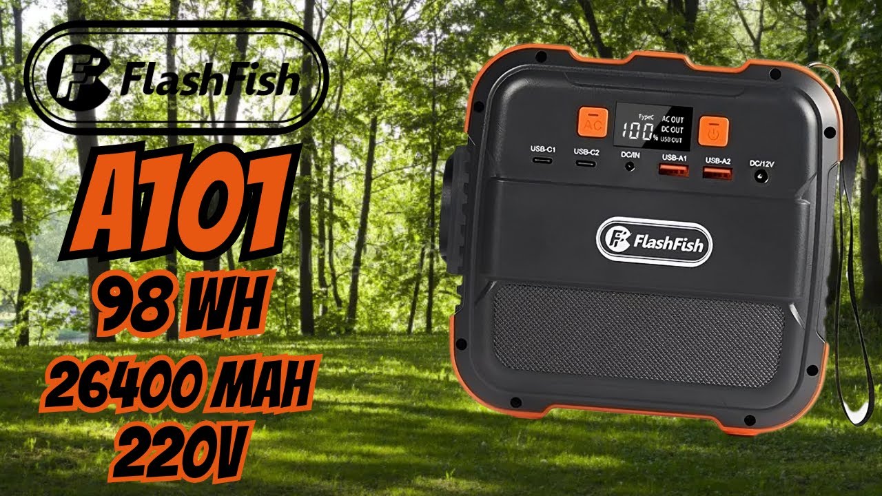 YouTube thumbnail for FlashFish A101 creator video