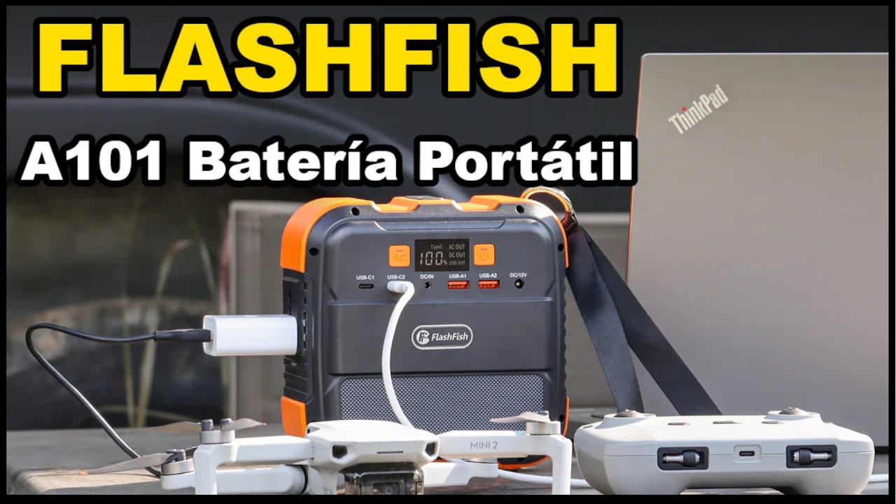 YouTube thumbnail for FlashFish A101 creator video