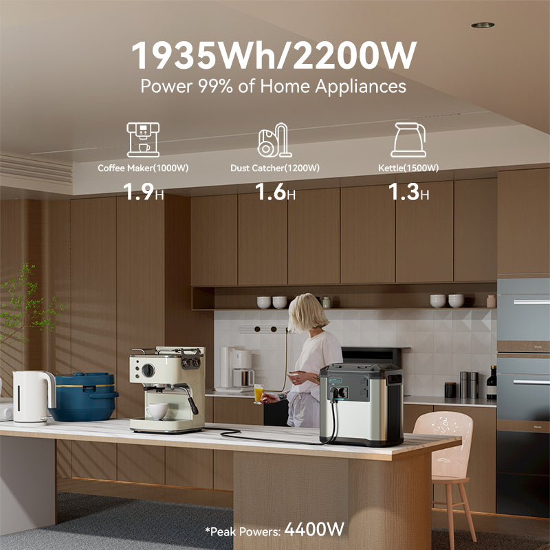 【Fast Charge】【UPS】Flashfish P25 Max Portable Power Station | 2200W 1935Wh