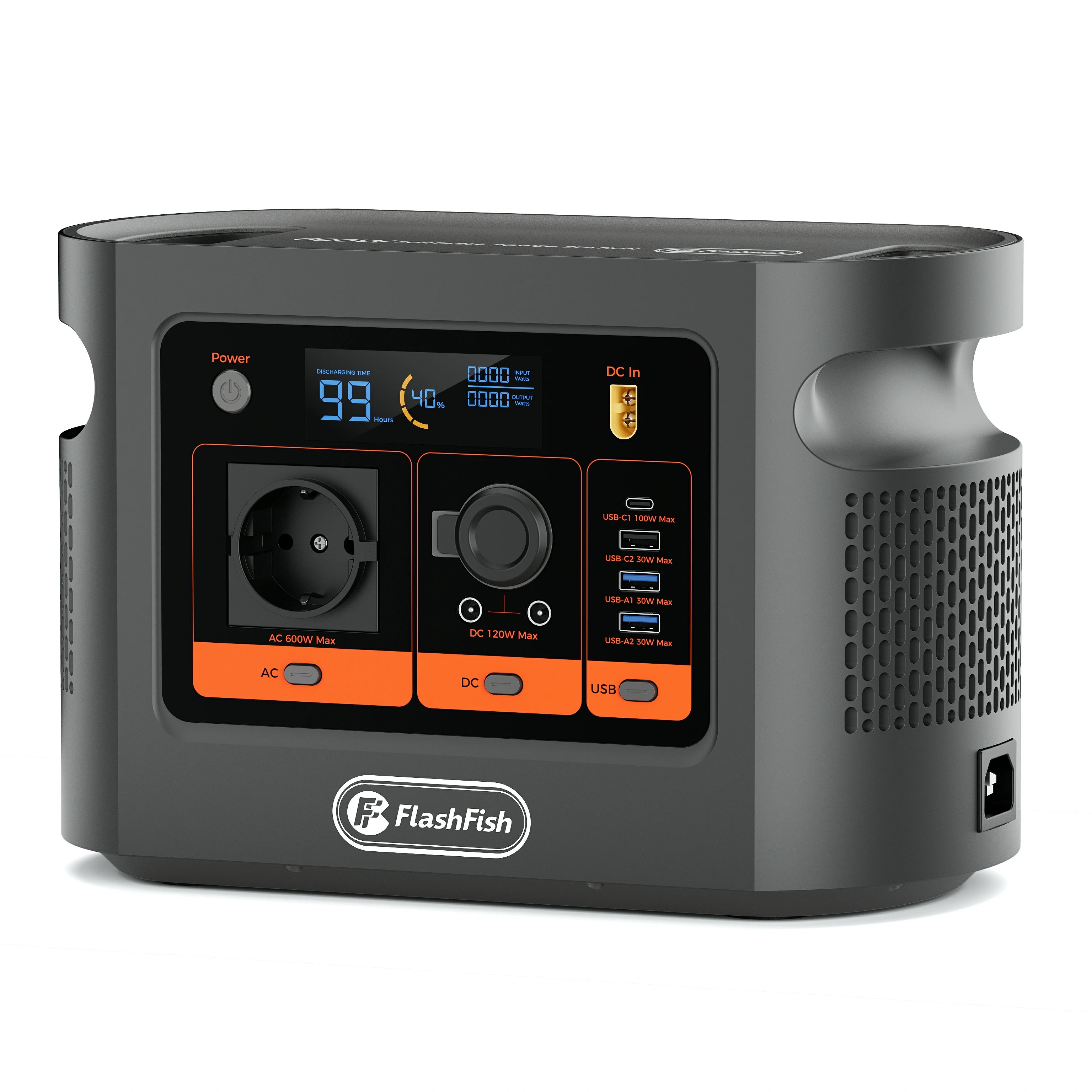FlashFish E106B 600W 384Wh portable power station