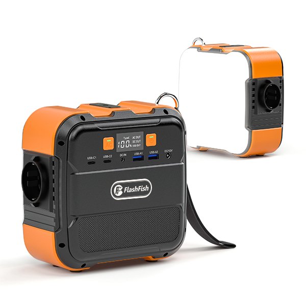 Flashfish A101 Mini Portable Power Station | 120W 98Wh/26400mAh - FlashFish.EU