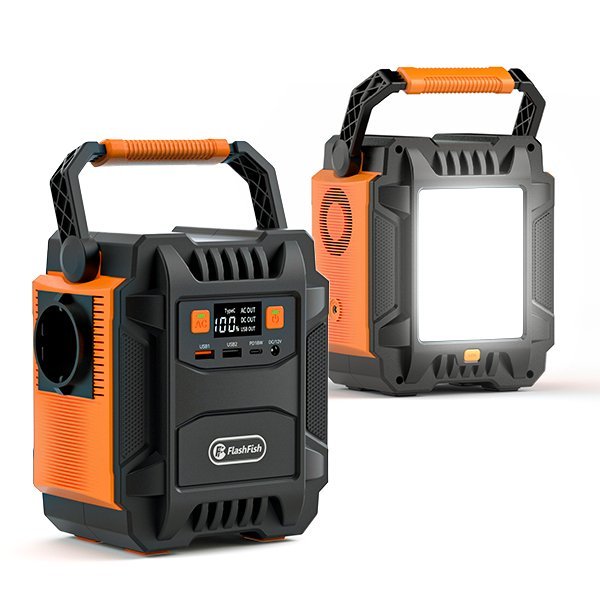 Flashfish A201+TSP60 Solar Genrator Kit丨200W 172Wh + 60W Solar Panel