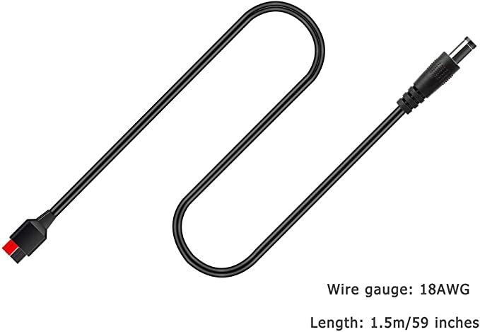 Flashfish DC5521 (5.5mm x 2.1mm) to Anderson connector cable