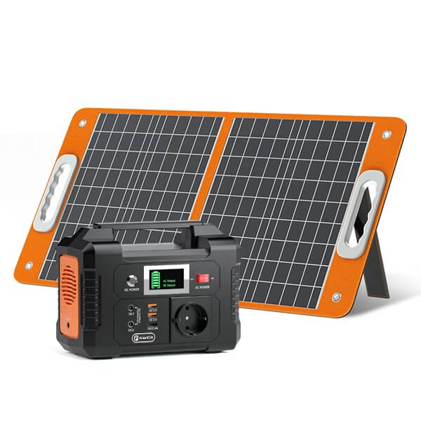 FlashFish E200 Portable Power Station with 200W output and 151Wh capacity.