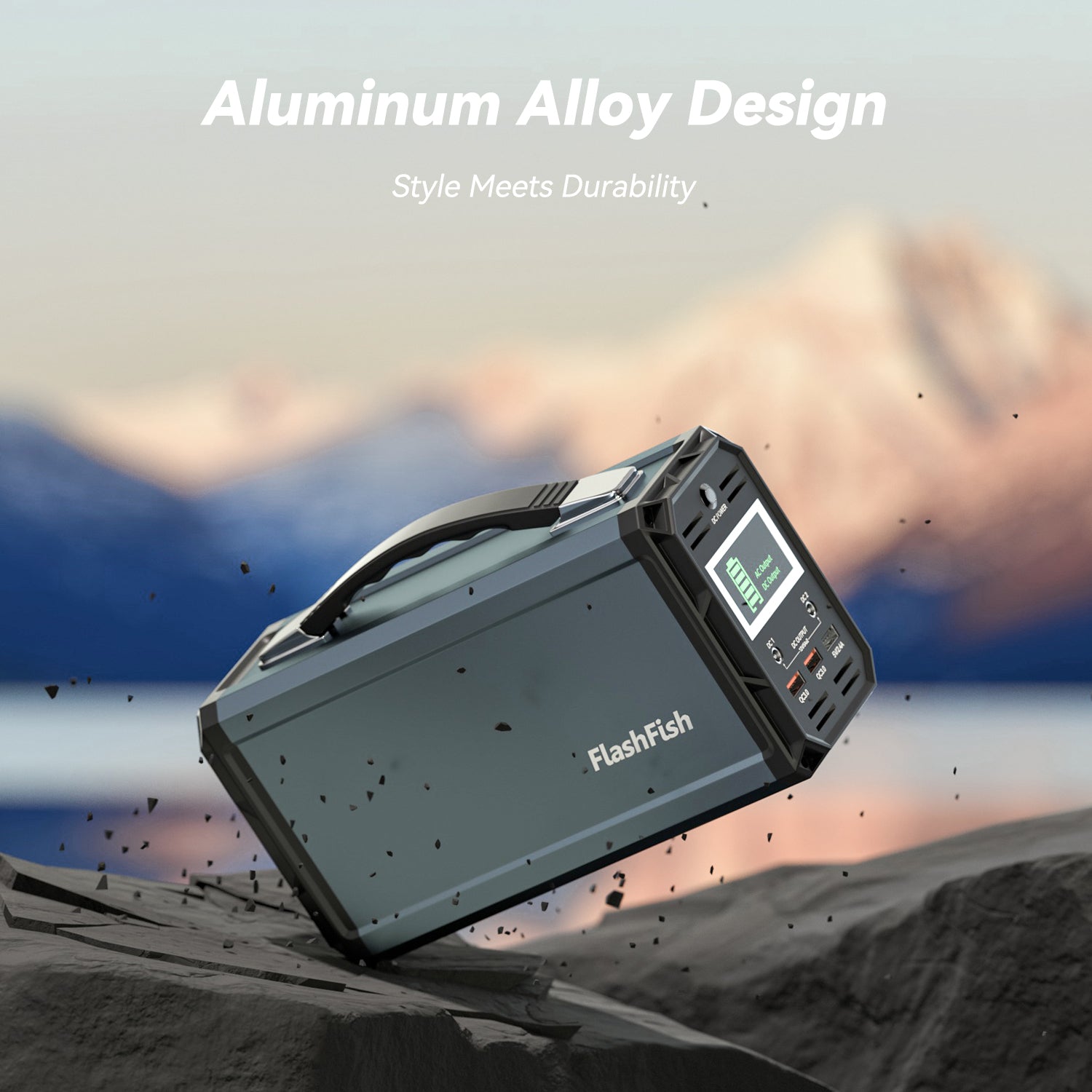 FlashFish G300 Portable Power Station | 300W 222Wh/60000mAh