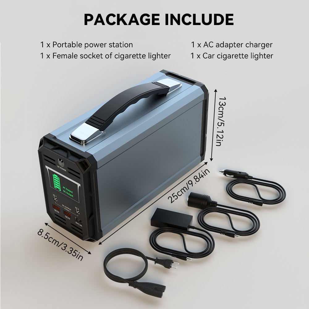FlashFish G300 Portable Power Station | 300W 222Wh/60000mAh