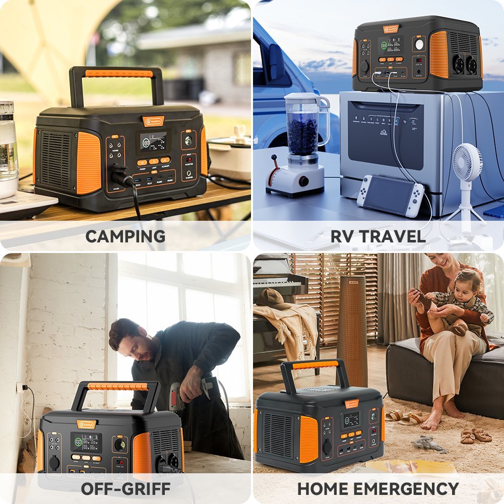 Flashfish J1000PLUS+TSP100 Solar Generator Kit丨1000W 932Wh + 100W Solar Panel