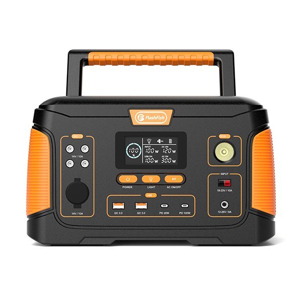 Flashfish J1000PLUS+TSP100 Solar Generator Kit丨1000W 932Wh + 100W Solar Panel