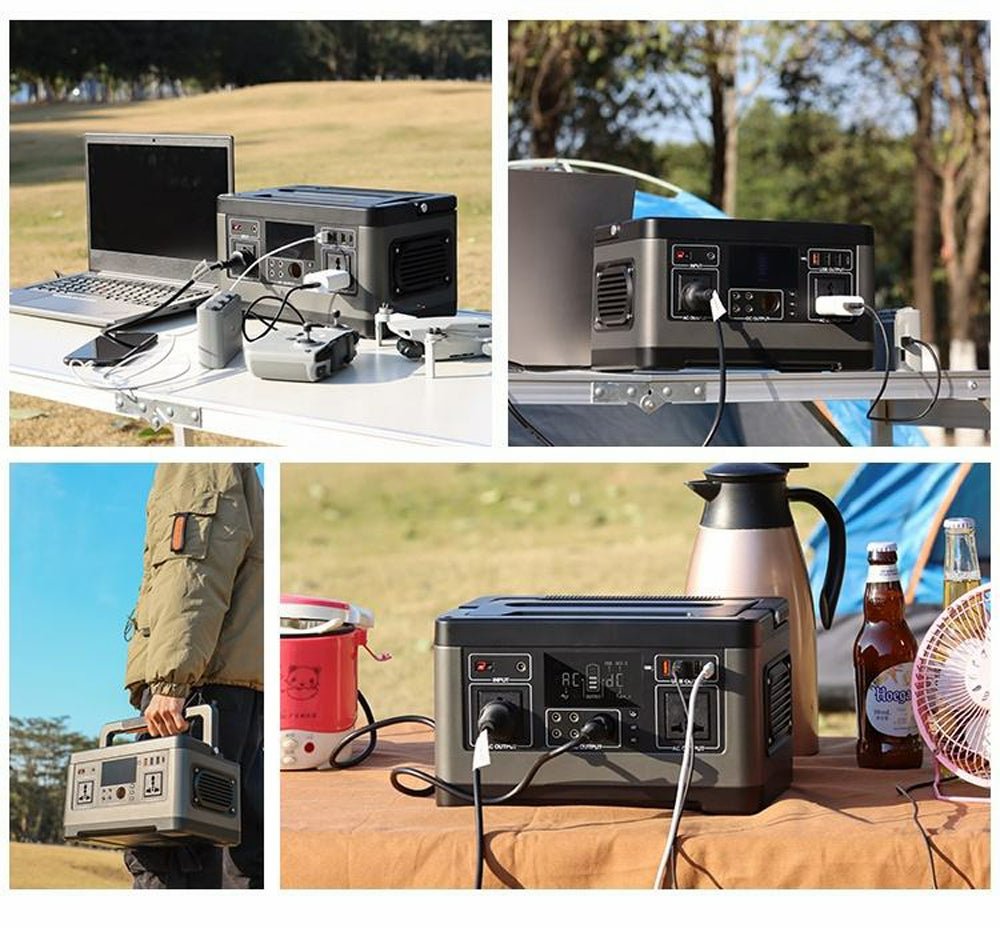 Flashfish P63 + TSP100 Solar Generator Kit | 500W 520Wh + 100W Solar Panel - FlashFish.EU