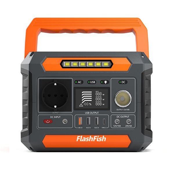 Flashfish P66 UPS Portable Power Station | 260W 288Wh - FlashFish.EU