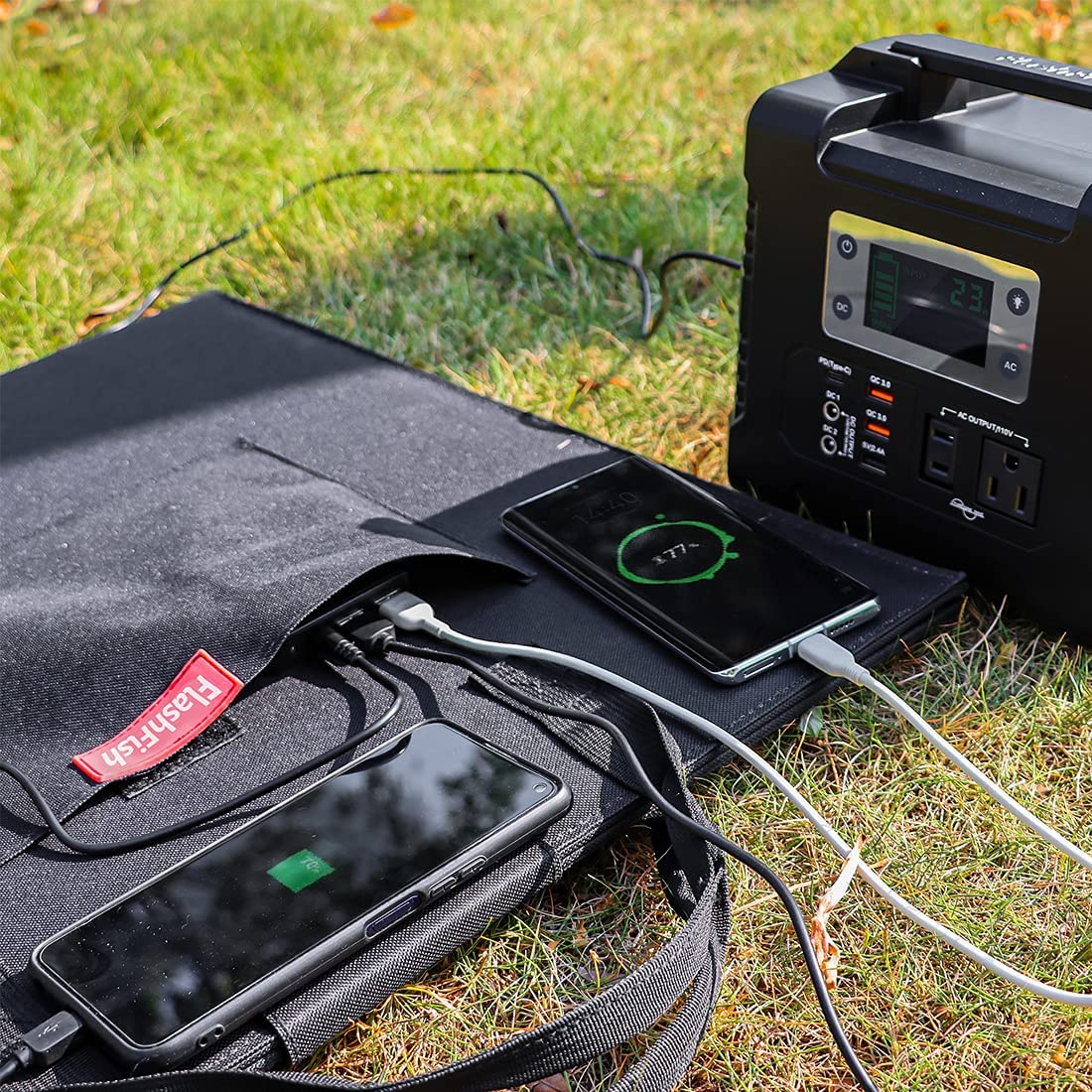 Flashfish SP50 Portable Solar Panel | 18V/50W