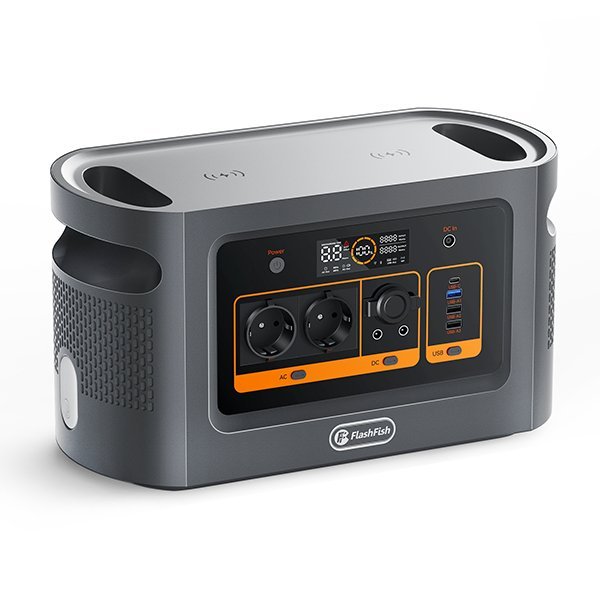 【LFP】Flashfish QE02D+2xTSP100 Solar Genrator丨1008Wh+200W