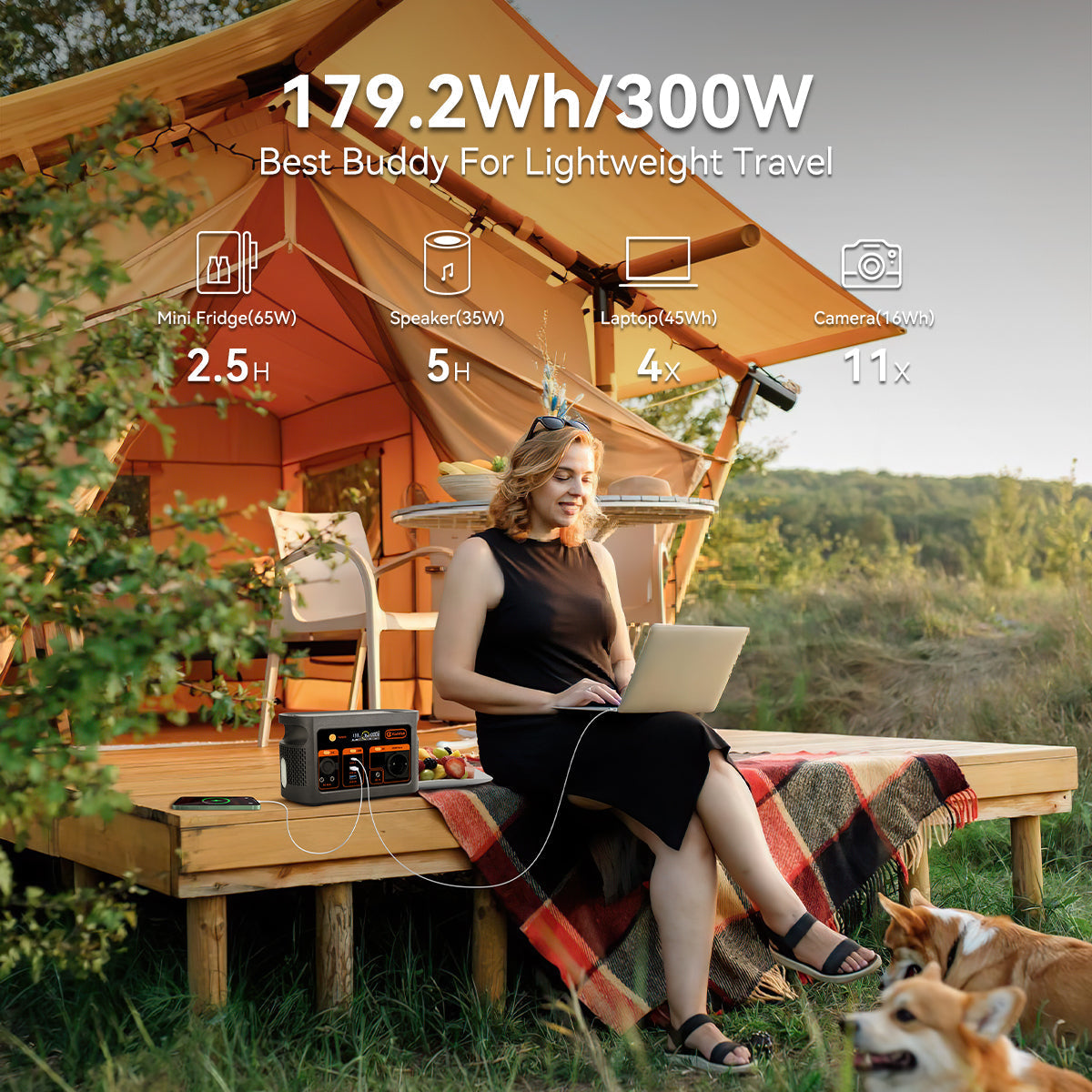 FlashFish E103 (BP030B): Uw Ultieme Draagbare Powerstation voor Elke Situatie