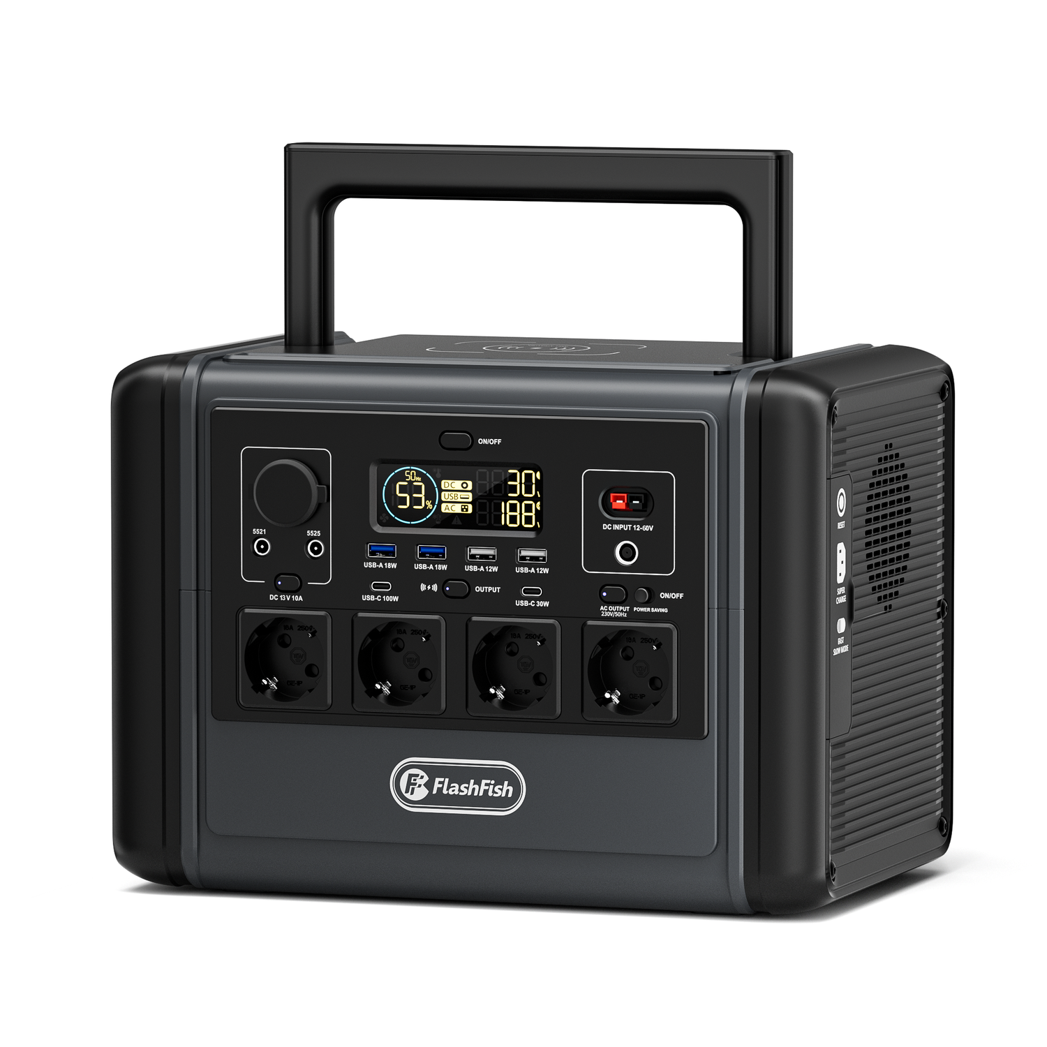 FlashFish T1200S portable power station for campervan weekend power planning