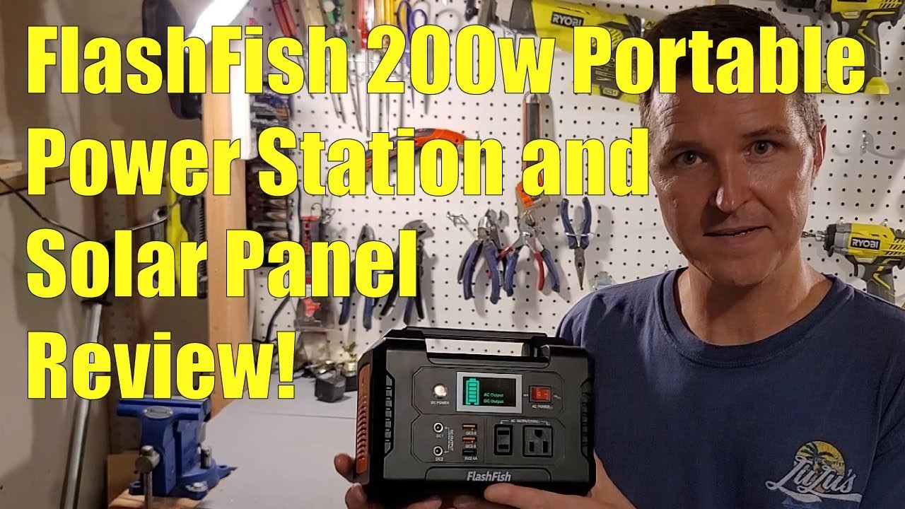 Flashfish E200 Review - Solar Power Generator 200w + 60w solar panel - flashfishsolargenerator