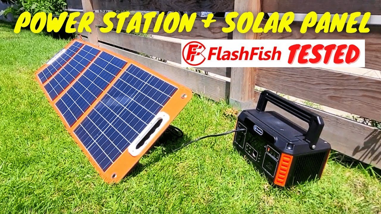 Flashfish P60 560W + 100w Solar Panel (TESTING) - flashfishsolargenerator