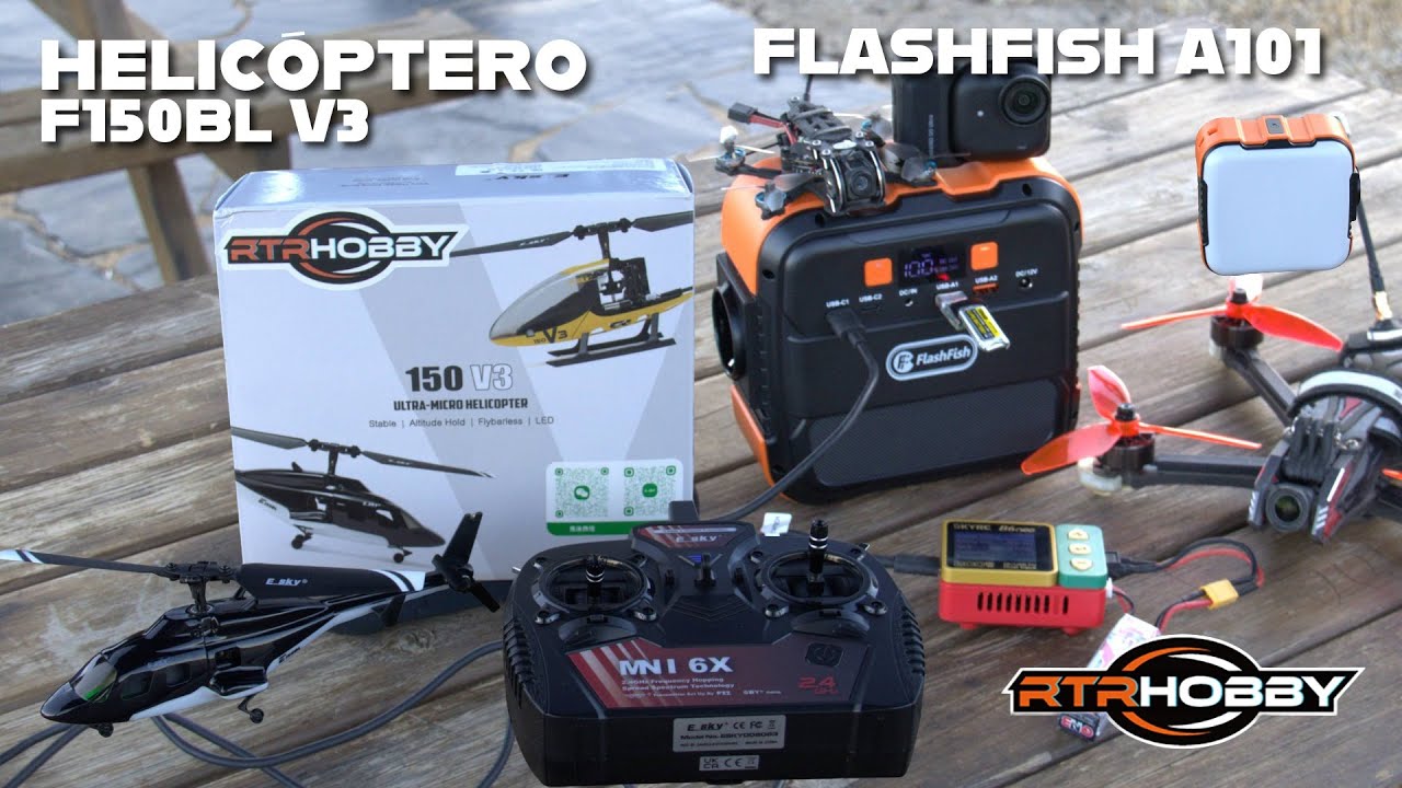 YouTube thumbnail for FlashFish A101 creator video