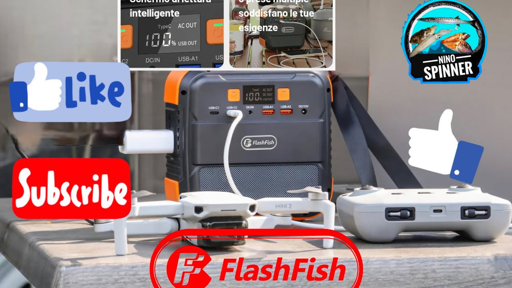 YouTube thumbnail for FlashFish A101 creator video
