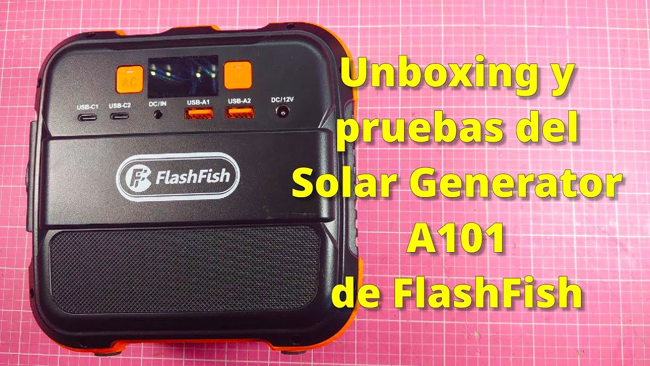 YouTube thumbnail for FlashFish A101 creator video