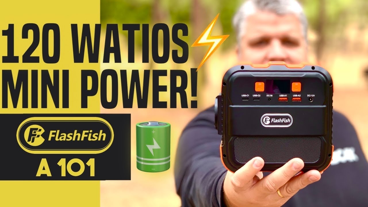 YouTube thumbnail for FlashFish A101 and TSP60 creator video