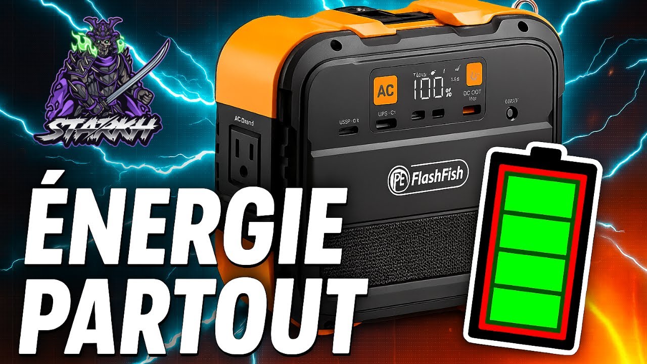 YouTube thumbnail for FlashFish A101 creator video