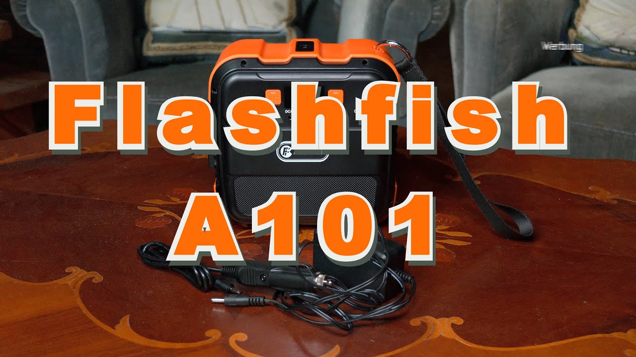 YouTube thumbnail for FlashFish A101 creator video