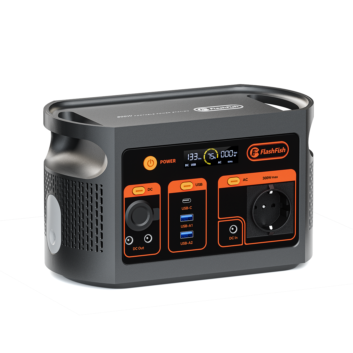 Flashfish E103 Portable Power Station | 300W 179.2Wh/48000mAh