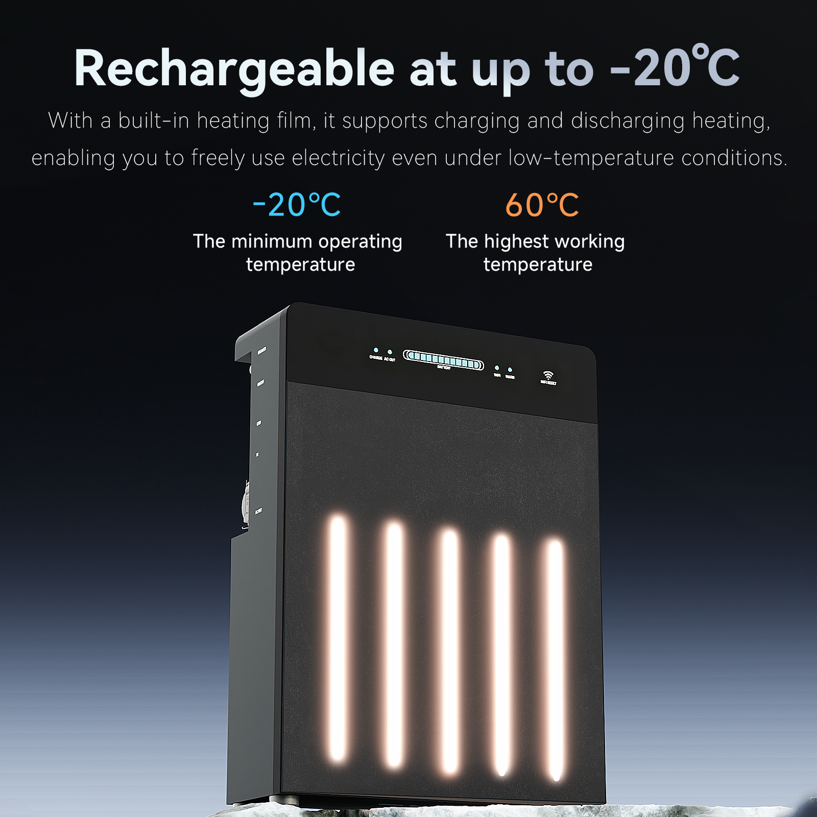 FlashFish 5.12kWh LiFePO4 Home Energy Storage System - 6000+ Cycles, 2.4kW Uninterrupted Power & Solar Compatibility