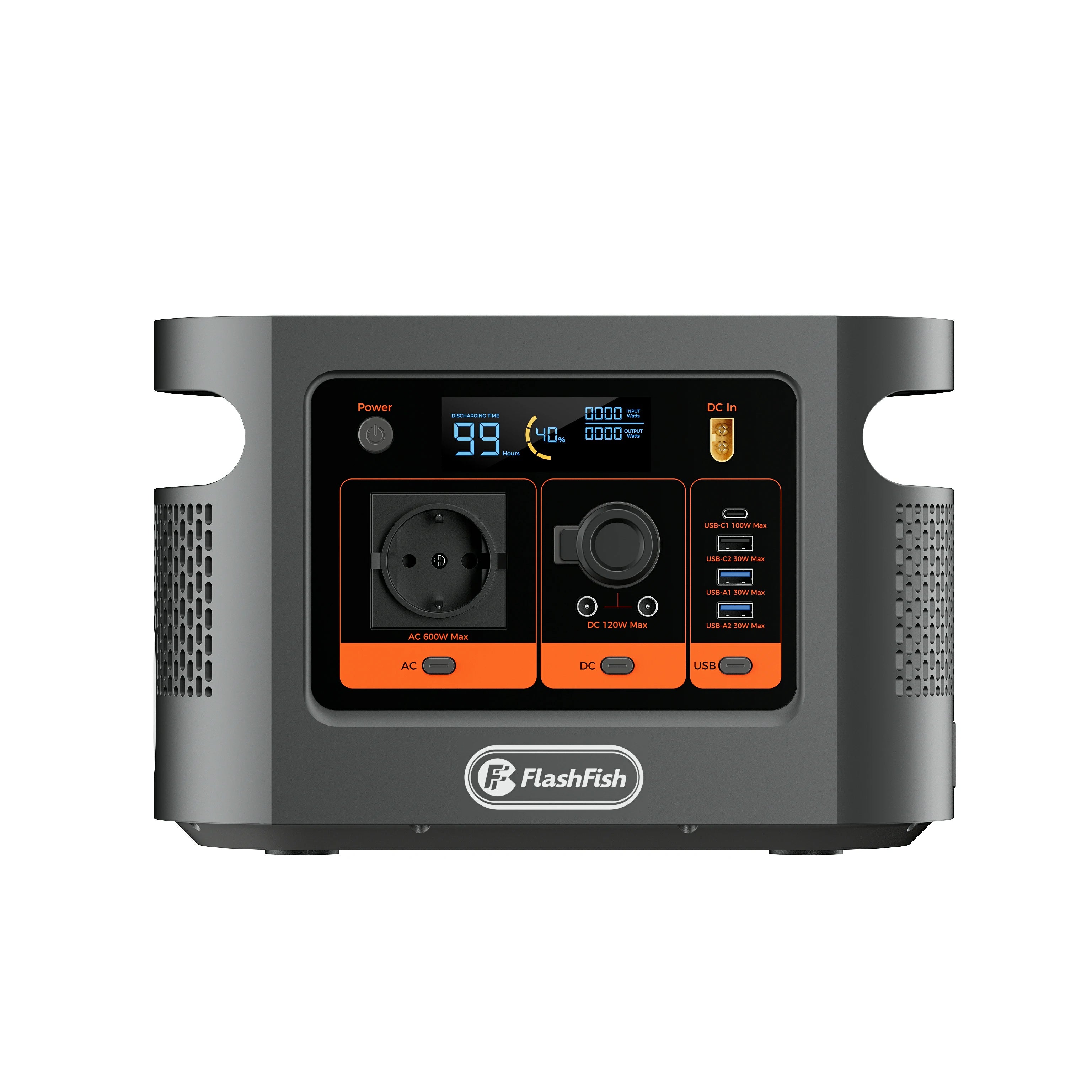 FlashFish E106B 600W 384Wh portable power station
