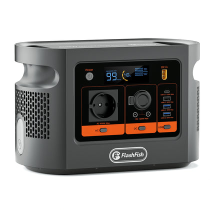 FlashFish E106B 600W 384Wh portable power station