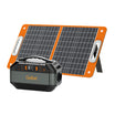 Flashfish P56 + TSP60 Solar Generator Kit丨330W 288Wh + 60W Solar Panel