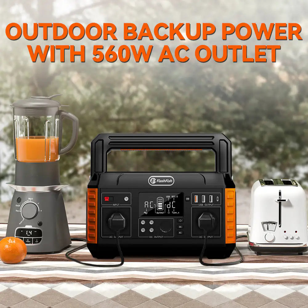 FlashFish P60 Portable Power Station Product Example Images