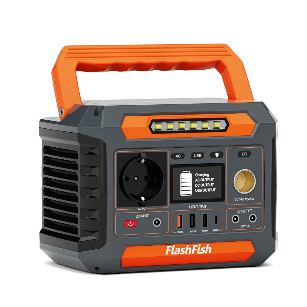 FlashFish P66A Portable Power Station | 200W+144.34Wh