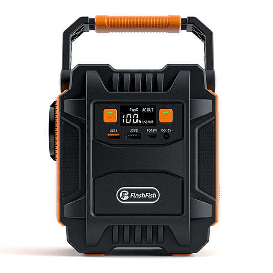 FlashFish A201 Portable Power Station | 200W + 172.8Wh Solar Generator