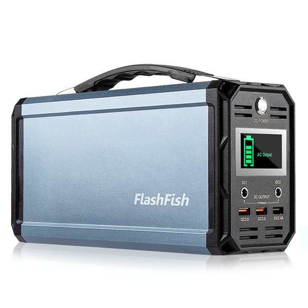 FlashFish G300 Portable Power Station | 300W 222Wh/60000mAh - flashfishsolargenerator