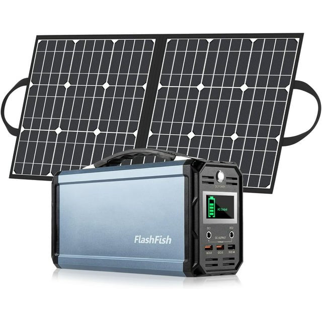 FlashFish G300 Portable Power Station | 300W 222Wh/60000mAh - flashfishsolargenerator