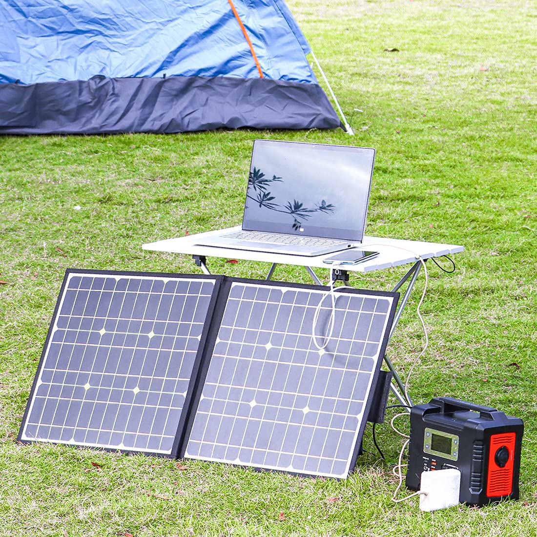 Flashfish SP50 Portable Solar Panel | 18V/50W - flashfishsolargenerator
