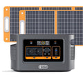 【LFP】Flashfish QE02D+2xTSP100 Solar Genrator丨1008Wh+200W - FlashFish.EU